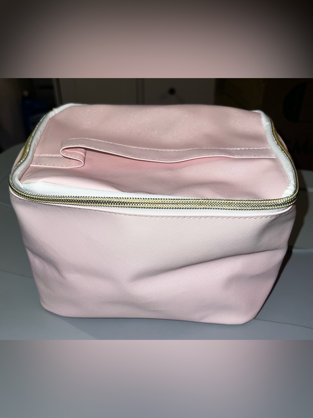 Everyday Zip Cosmetic Pouch in Soft Pink